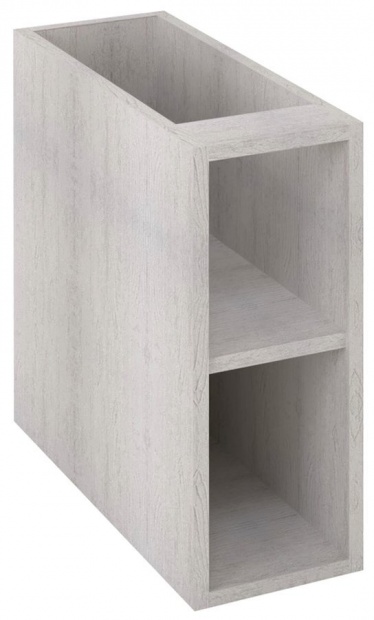 TREOS polcos szekrény, alsó, 20x53x50,5cm, Polar tölgy