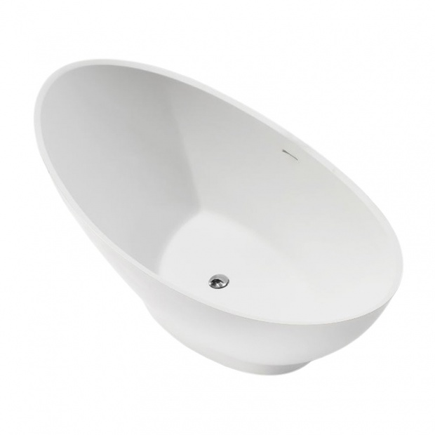 Wellis Affair White Matt öntött márvány kád