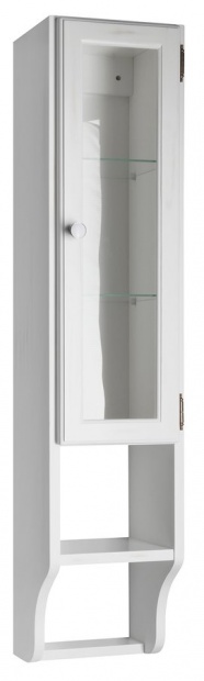RETRO pipereszekrény, jobbos, 25x115x20 cm, antik fehér