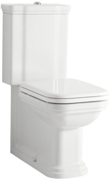 KERASAN WALDORF kombi WC, alsó/hátsó kifolyású, tartállyal, öblítőmechanikával, ülőke nélkül