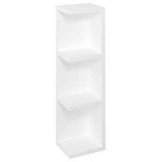 RIWA Polcos szekrény, 18x70x15 cm, fényes fehér