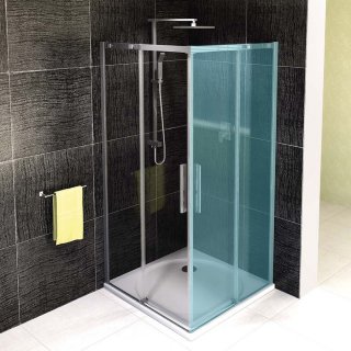 POLYSAN ALTIS LINE zuhanyajtó, 800mm, króm, transzparent üveg