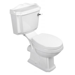 AQUALINE ANTIK monoblokkos WC, hátsó kifolyású, WC-ülőkével, öblítőmechanikával, kerámia fogantyúval