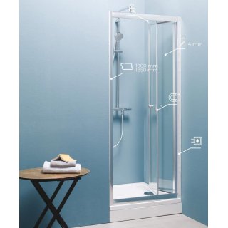 Luna TVOS nyíló rendszerű keretes zuhanyajtó