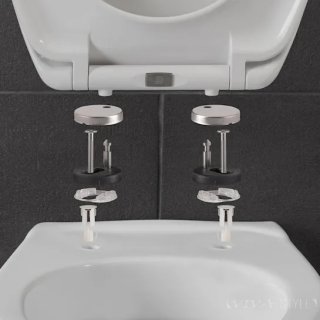 VIVA S7 SLIM WC ÜLŐKE - DUROPLAST - LECSAPÓDÁSGÁTLÓS - KÖNNYEN LEVEHETŐ KLIKK RENDSZERŰ