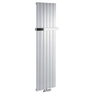 COLONNA fürdőszobai radiátor, 450x1800mm, 910W, metál ezüst