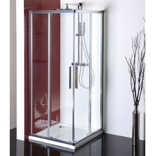 POLYSAN LUCIS LINE szögletes zuhanykabin, 900x900mm