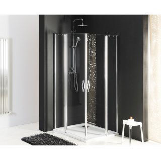 ONE szögletes zuhanykabin 900x900mm, balos/jobbos, sarokbelépős