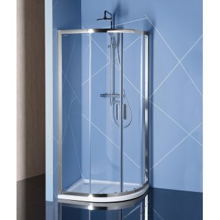 POLYSAN EASY LINE íves zuhanykabin, 900x800mm, transzparent üveg