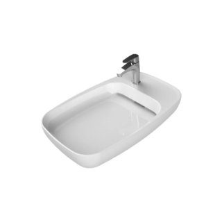 CERASTYLE NEW NOVA -REJTETT LEFOLYÓVAL- TOP COUNTER PULTRA ÜLTETHETŐ PORCELÁN MOSDÓKAGYLÓ 70 X 42 CM